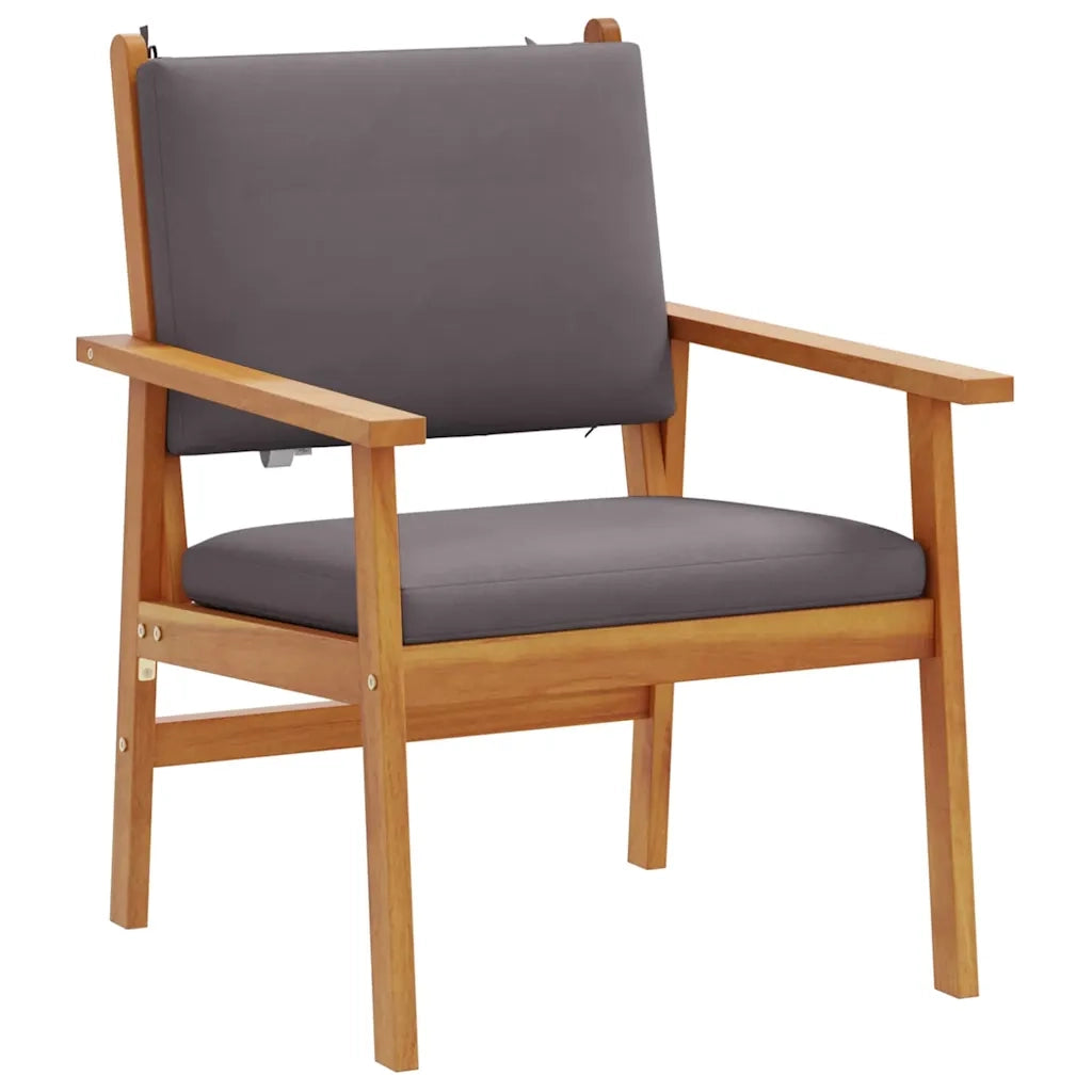 Set Divano da Giardino 5 pcs Marrone Legno di Acacia Massello 3331814