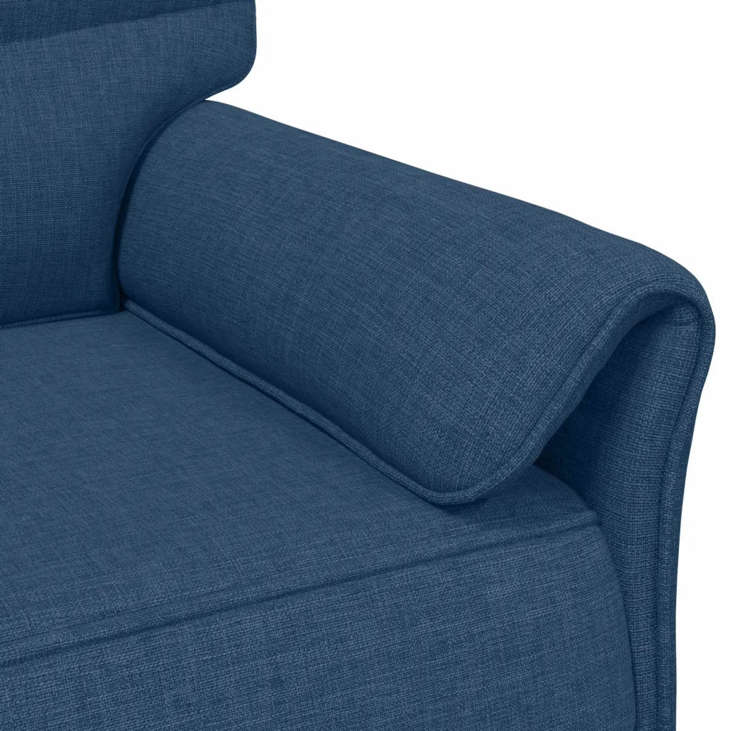 Set di divani 2 pz Blu Tessuto 3424879