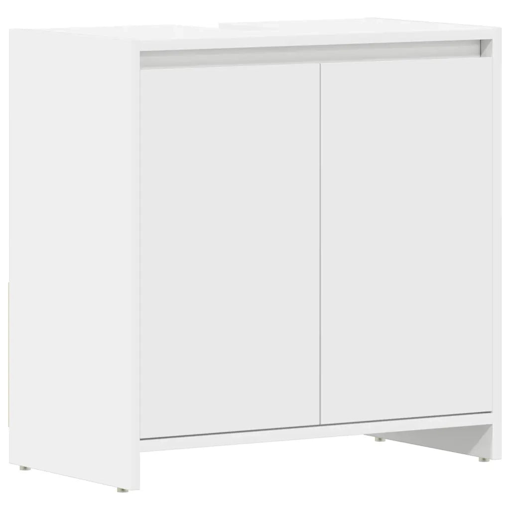 Armadio da Bagno Bianco 60x33x61 cm in Truciolato cod mxl 11875