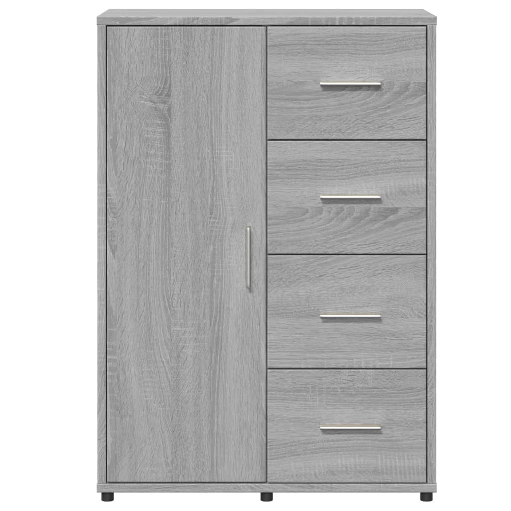 Buffet credenza cassettiera armadio mobile contenitore organizer cucina soggiorno Sonoma 60 x 31 x 84 cm legno ingegnerizzato grigio 02_0036390