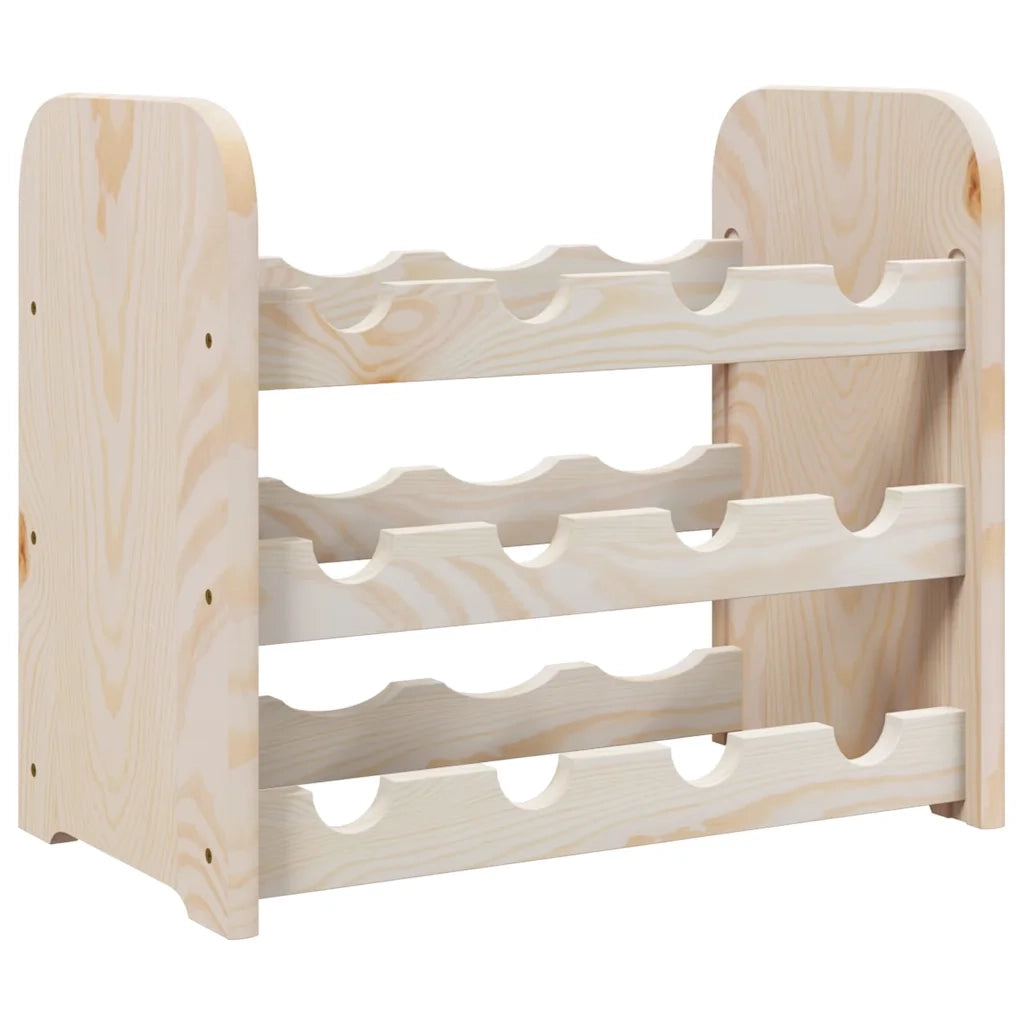 Portavini 43x25x37 cm in Legno Massello di Pino CFW3530688