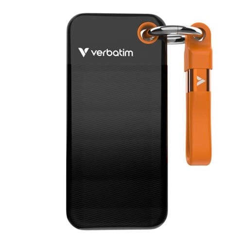 Verbatim Pocket SSD USB 3.2  1TB nero/arancio               32193