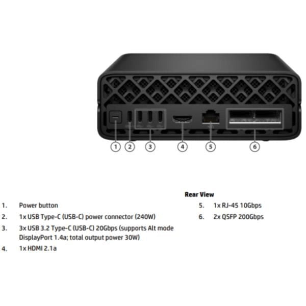 Hp zgx g1n ngb10 128gb/4tb pc ai - CZ9K0ET#ABZ