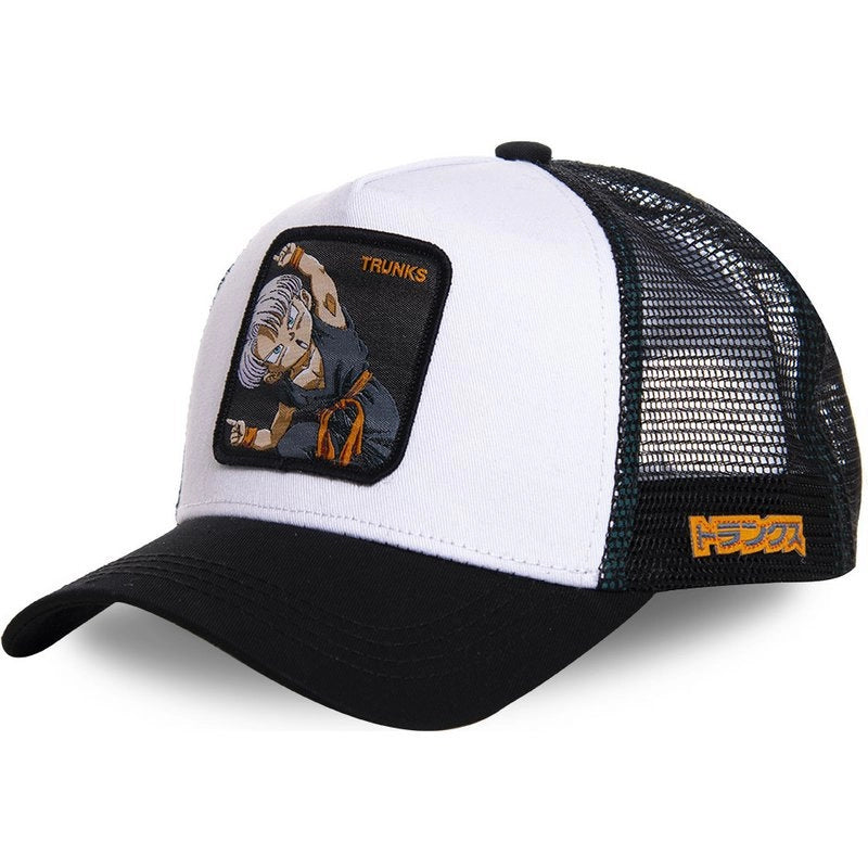 Cappellino da baseball Dragon Ball a cartoni animati, TRUNKS multicolore