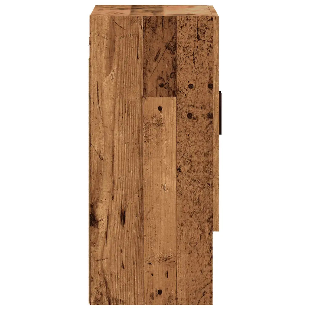 Armadietto a Muro Legno Antico 60x31x70 cm in Truciolato