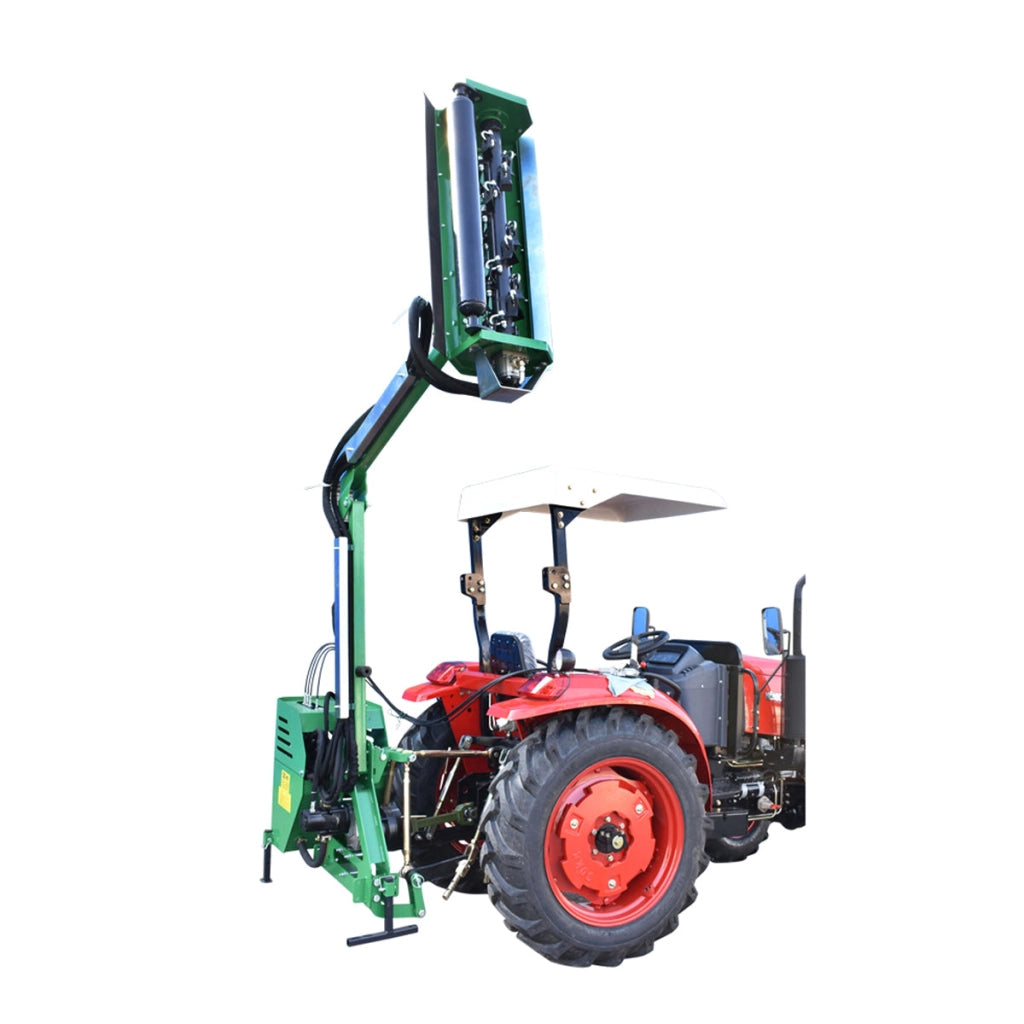 Braccio decespugliatore idraulico portato per trattore con trincia Braccio articolato idraulico portato con testata trinciatrice da 800 mm per siepi