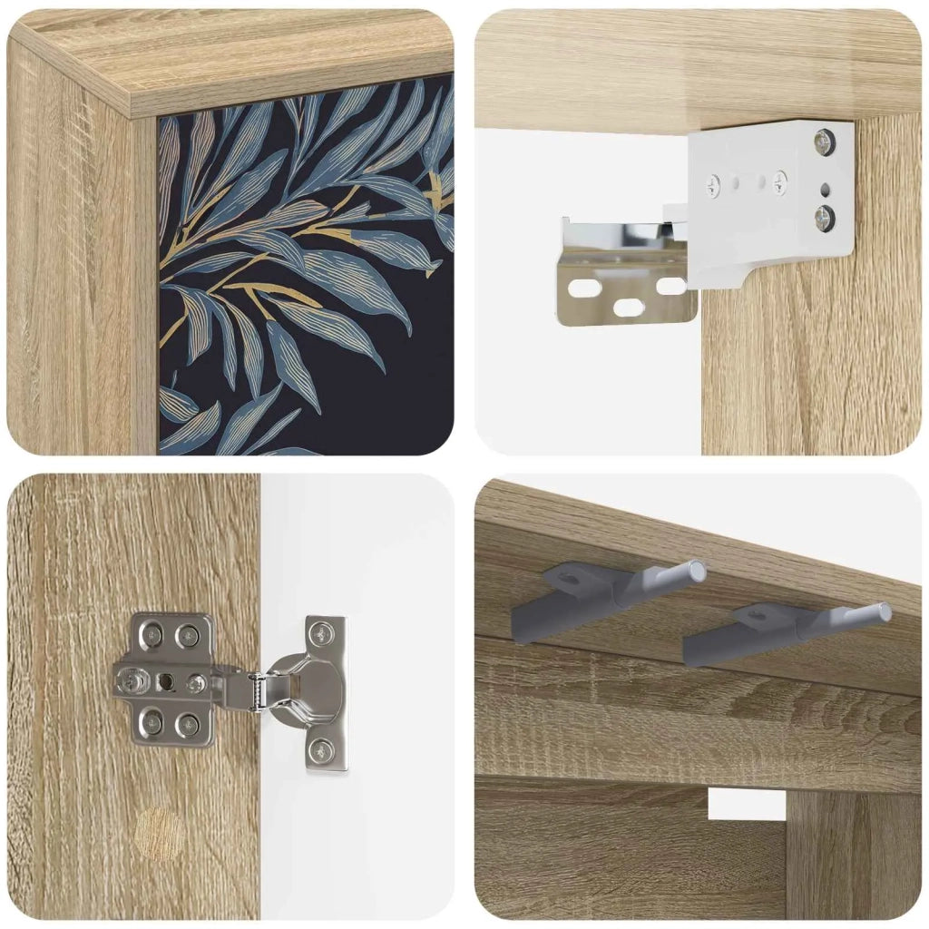 Mobile TV da Parete DOKKUM 102 x 33 x 40 cm Rovere Sonoma 8007165