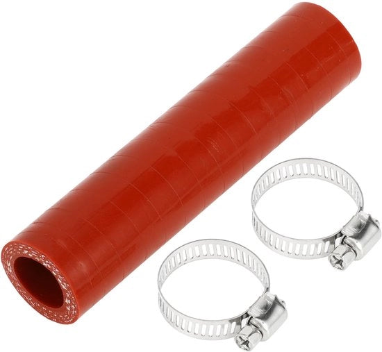 Slang di raffreddamento in silicone rosso - Materiale in silicone - Diametro interno 18 mm - Lunghezza 127 mm - Tessuto a strati multipli - Resistente a temperature fino a 300℃ - Slang in silicone