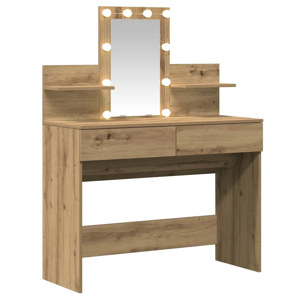 Tavolo da Trucco Rovere artigianale 100 x 40 x 130 cm 868851