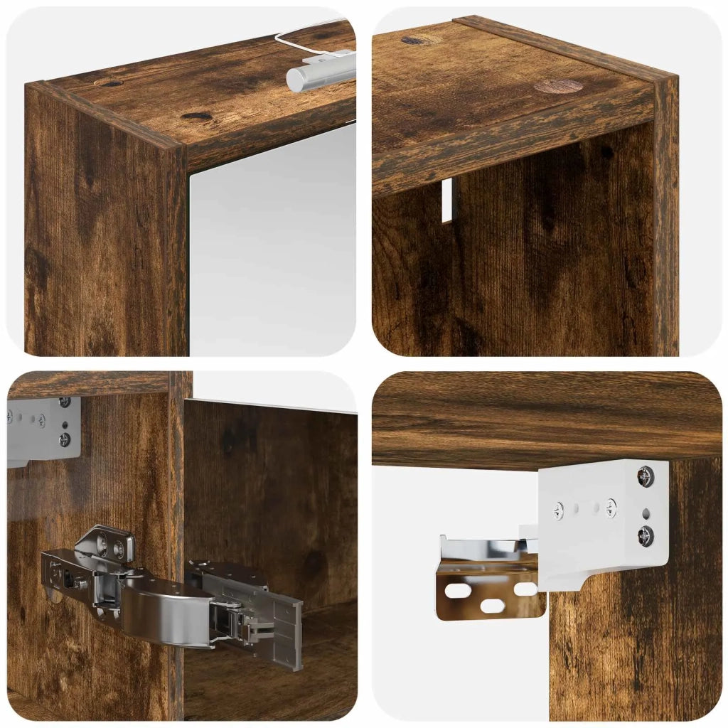 Set di Armadi da Bagno con lo scaffale 3 pcs 126 x 16 x 62.5 cm 3403836