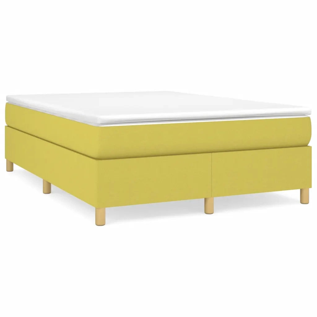 Struttura Letto a Rete a Molle Verde 140x200 cm in Tessuto 3120968