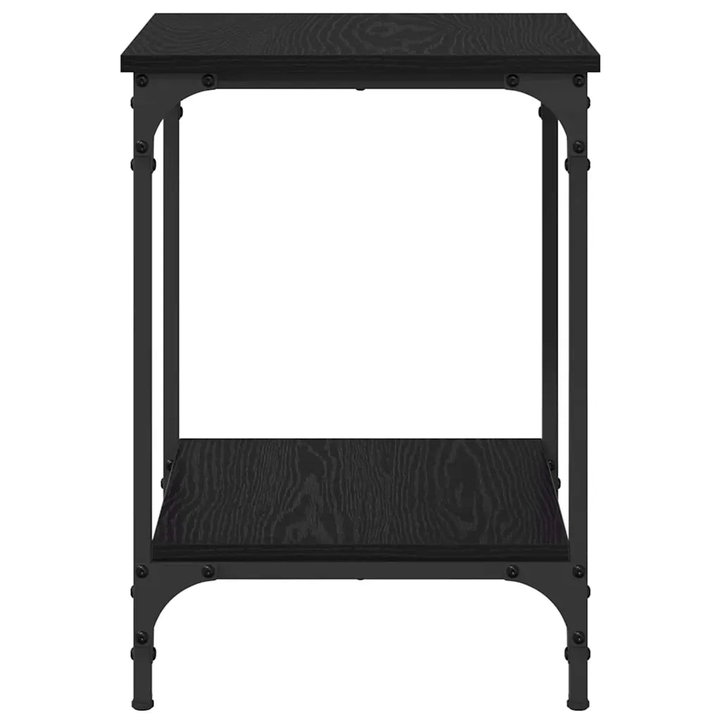 Tavolino da salotto Rovere Nero 40 x 40 x 55 cm 881898