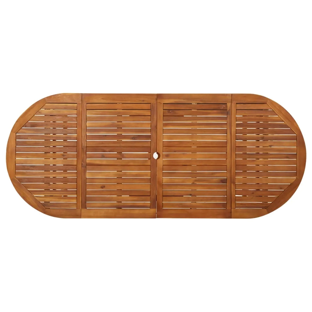 Tavolo da Pranzo per Esterni 220x90x75cm Legno Massello Acacia 315949