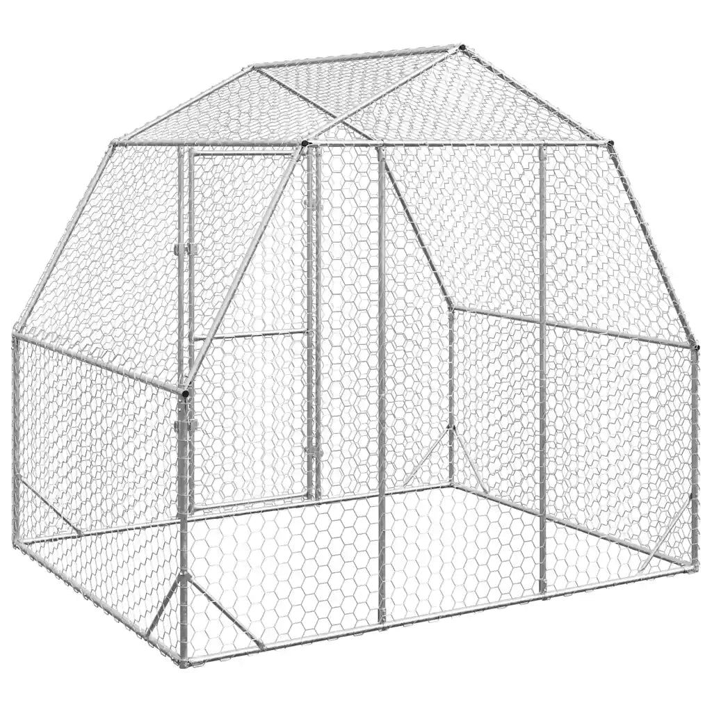 Recinto per Polli 2,5x2x2,25 m in Acciaio Zincato CFW3857700