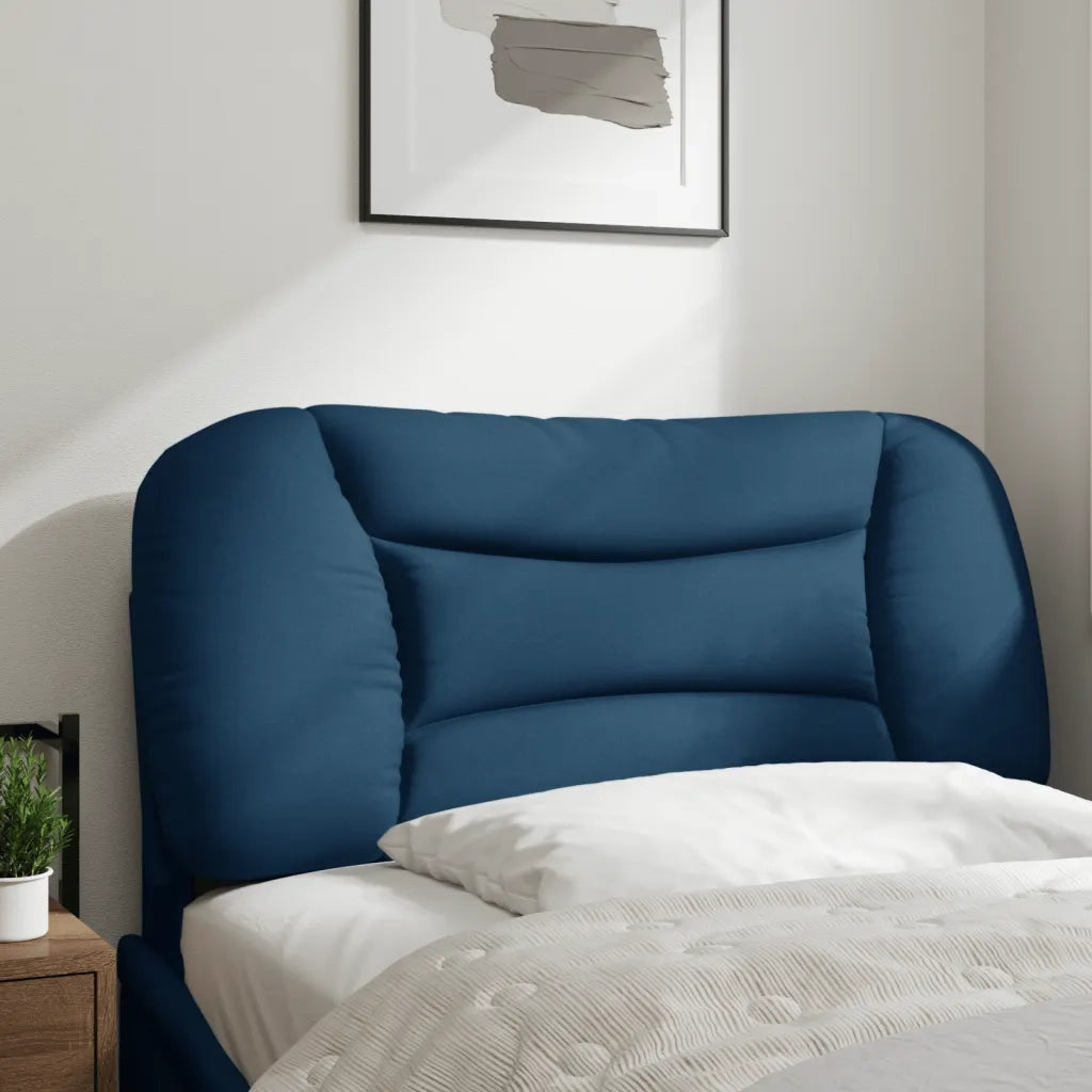 Cuscino Testiera Hvar Blu 90 cm in Tessuto CFW5333294