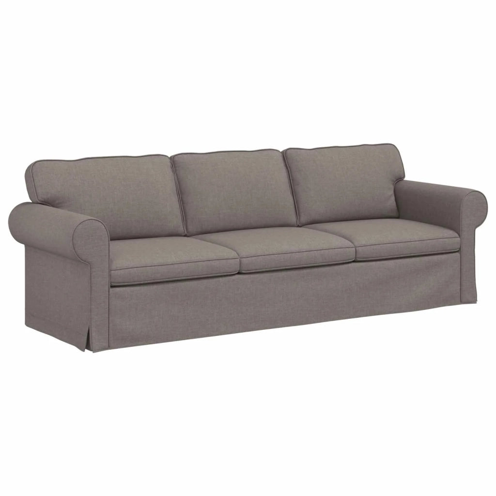 Divano 2 pcs Talpa 245 x 82 x 80 cm Tessuto