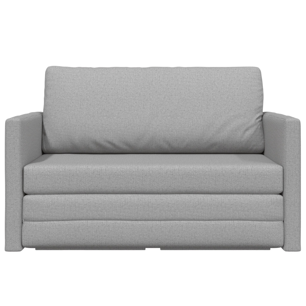 Divano Letto Floor 2-in-1 Grigio Nuvola 124x71x78 cm Tessuto