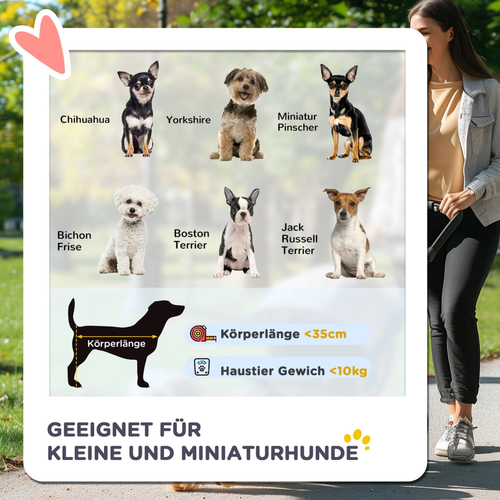 Trasportino per cani 2 in 1 pieghevole con borsa ¨C zephmum ¨C 82x49.5x98 cm