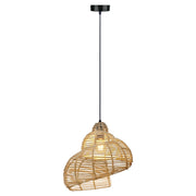 Lampada a sospensione Shella rattan Ø40 E27 Light Prestige