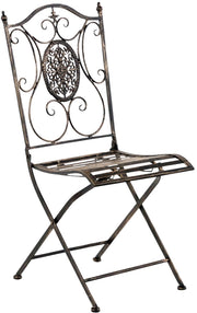 Sedia in Ferro da Giardino Sibell bronzo