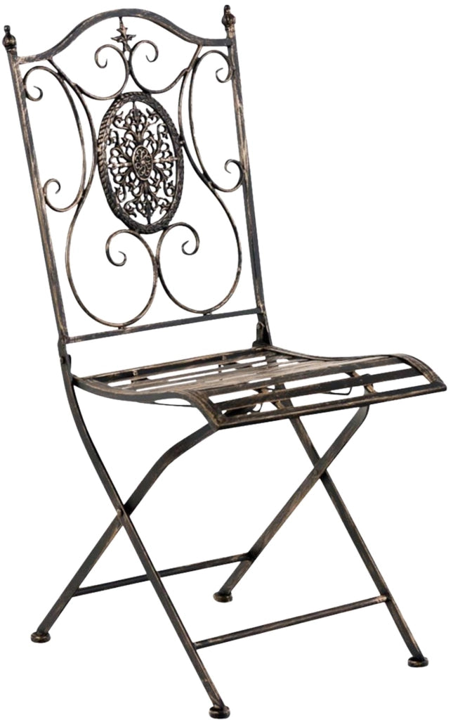 Sedia in Ferro da Giardino Sibell bronzo