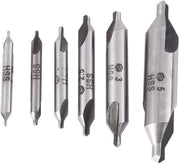 Centro Boor Professionale - Acciaio Inossidabile - Posizionamento Preciso - Set 1-5mm - Ideale per Macchina da Cucire - Duraturo e Affilato
