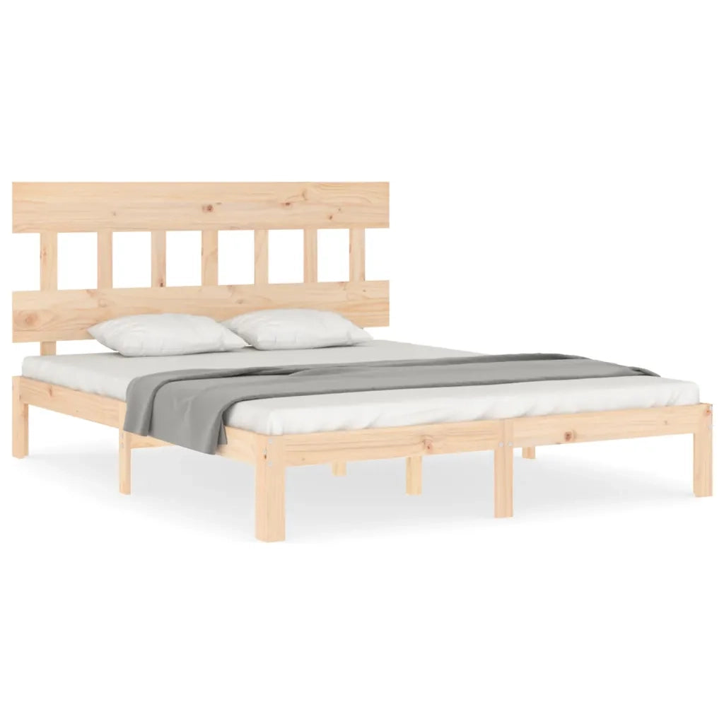 Giroletto senza Materasso 160x200 cm in Legno Massello di Pino 3193606