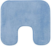 Matte antiscivolo premium con fori, RIO, 100% microfibra, ideale per rivestire i water closets, 50 x 45 cm - Blu