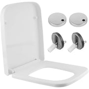 Copriwater con chiusura morbida, sedile wc facile da installare