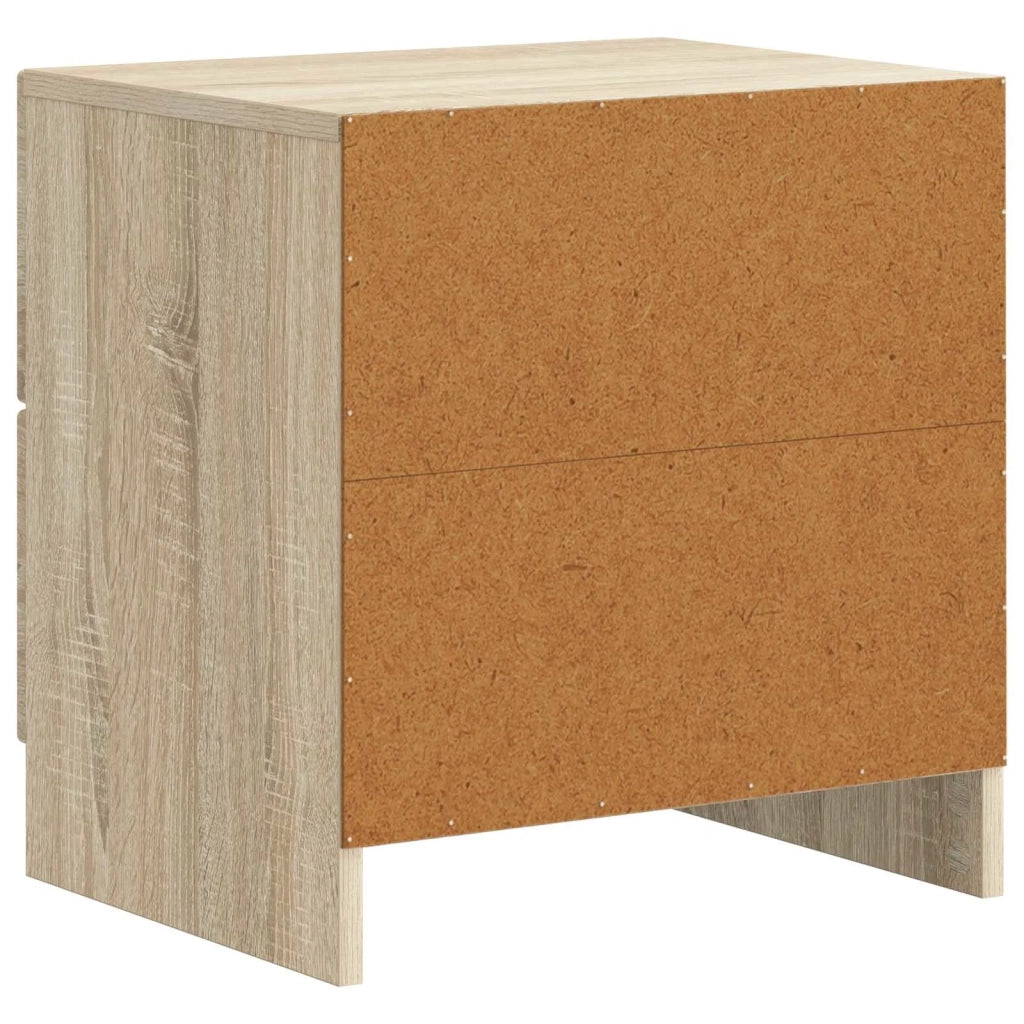 Armadio da Notte 2 pcs Rovere Sonoma 43 x 34,5 x 44,5 cm 895680