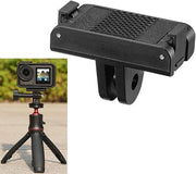 Montaggio rapido per camera Action 5 Pro/Action 4/Action 3 con interfaccia 2-prugna e supporto di fissaggio per stand