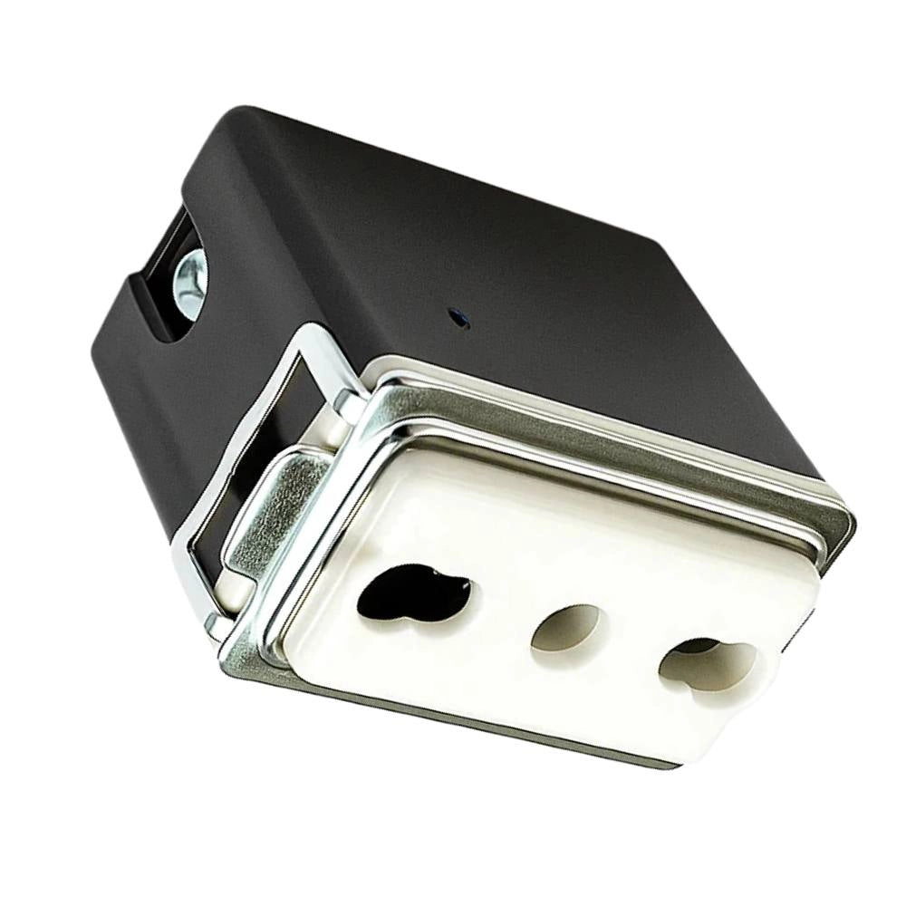 Presa bivalente marlavil 7079.n serie venus per impianti domestici