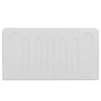 Letto Montessori a Forma di Jeep con Ruote e Sponde Protettive, Letto per Cameretta, Senza Materasso, in Legno e MDF, 90x200 cm, Bianco