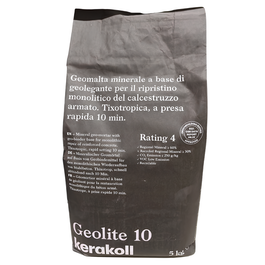 geomalta minerale tixotropica geolite 10 strutture calcestruzzo 5 kg kerakoll