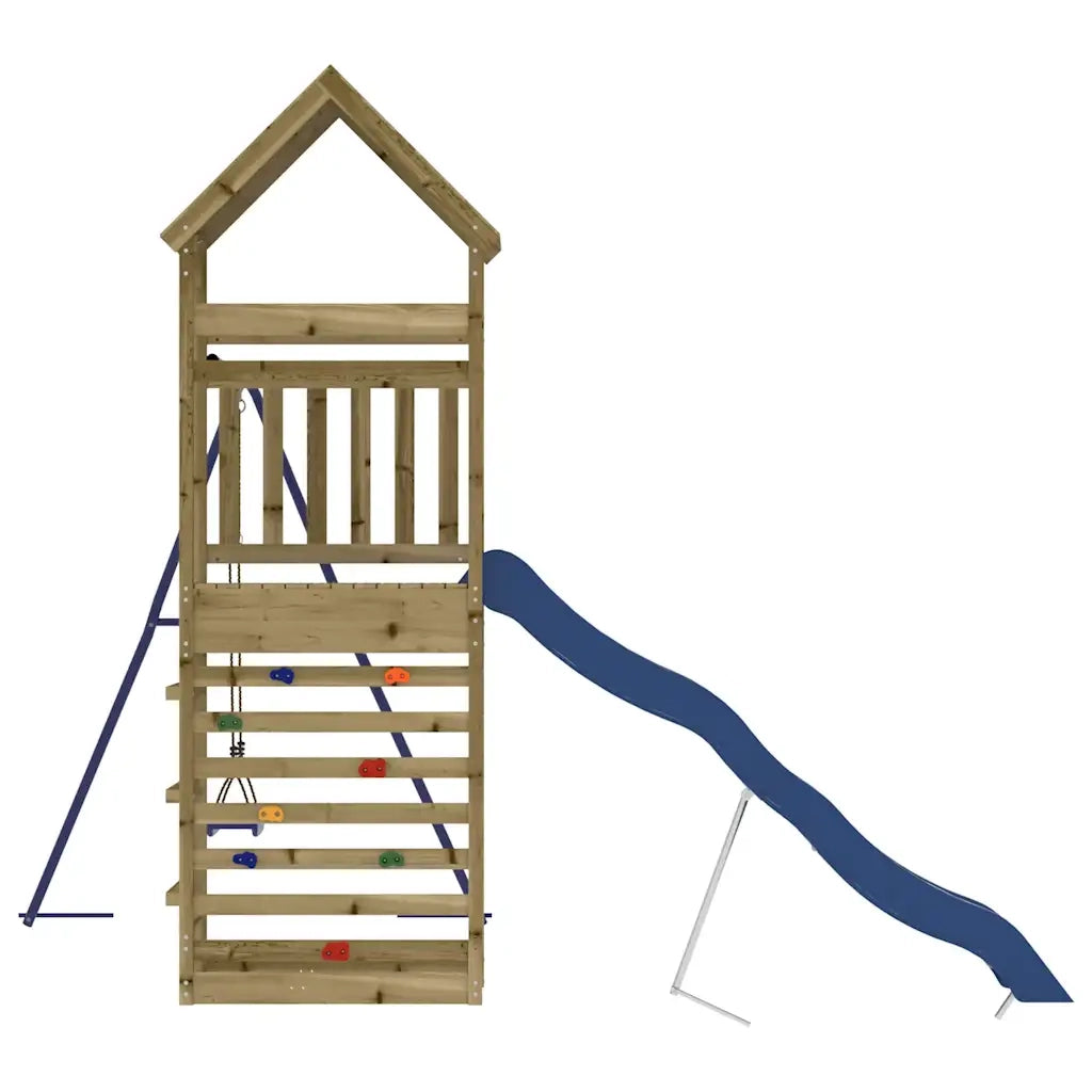 Set da Gioco da Esterno in Legno di Pino Impregnato 3156930