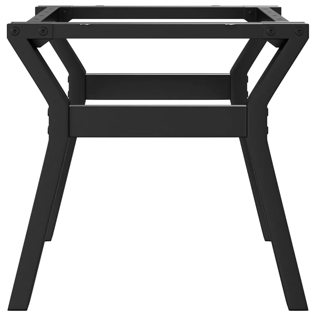 Telaio Gambe a Y per Tavolino da Salotto 60x40x38 cm in Acciaio 357920