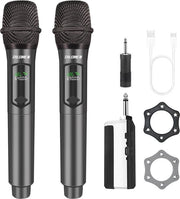 Microfono Karaoke Senza Fili per Feste, Amplificatore e Riunioni - Supercardioide, Ricaricabile, 160 Ft di Portata