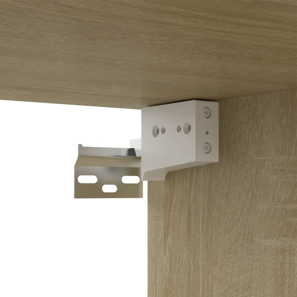 Mobili Porta TV 4pz Rovere Sonoma 100x30x30cm Legno Multistrato 3078956