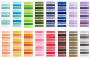 Notizie adesivi 3200 pezzi - Strisce autoadesive - Fogli adesivi trasparenti - Imprimiti - Resistenti all'acqua - Senza odore - Materiale PET di alta qualità - Note adesive