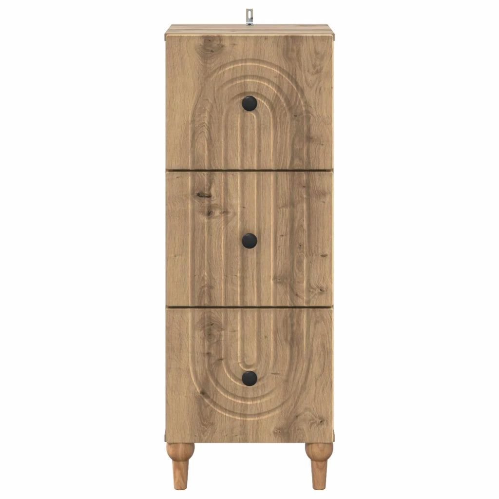 Mobile con Cassetti Rovere Artigianale 33 x 34,5 x 90 cm 894164