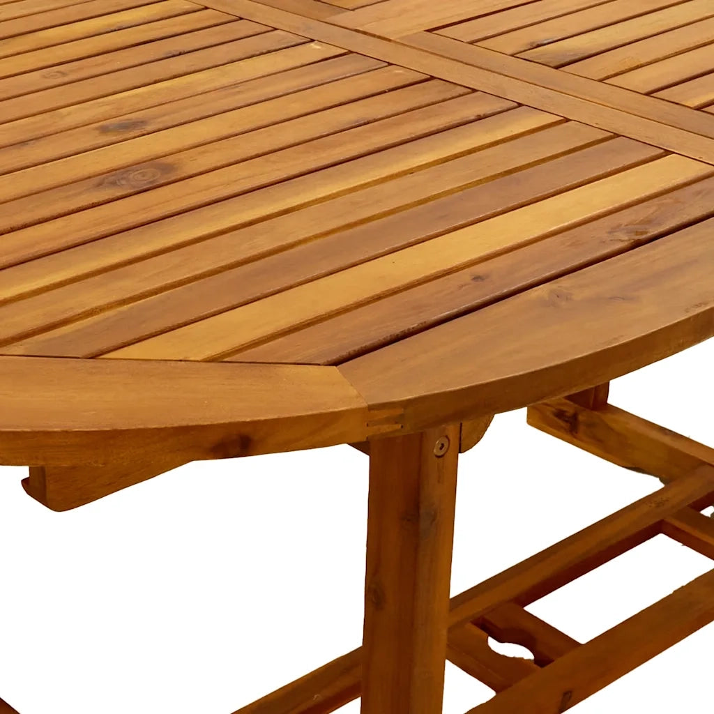 Set Pranzo da Giardino 5pz Legno Massello di Acacia e Textilene 3279258