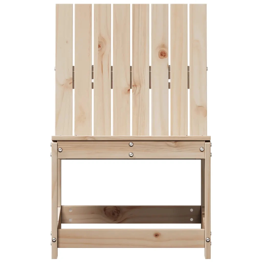 Sedia da Giardino 50,5x55x77 cm in Legno Massello di Pino 832615