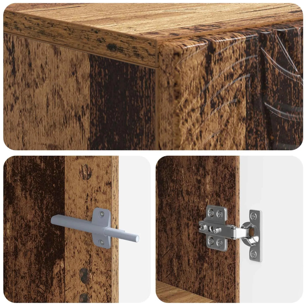 Mobile Bagno DELFT Legno antico 66 x 25,5 x 190 cm 897143