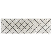 Tappeto da Cucina Lavabile Quadri 60x180 cm Velluto 136568