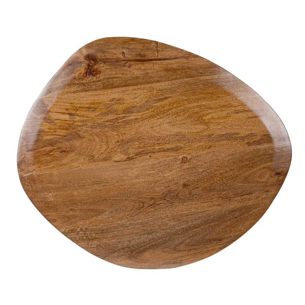 Tavolo Rotondo in Legno con Base Conica Nera 140 cm - FRANKLIN