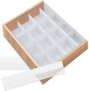 Organizzatore per contenitori da cucina - 8 pezzi - 38 x 7 cm - regolabile