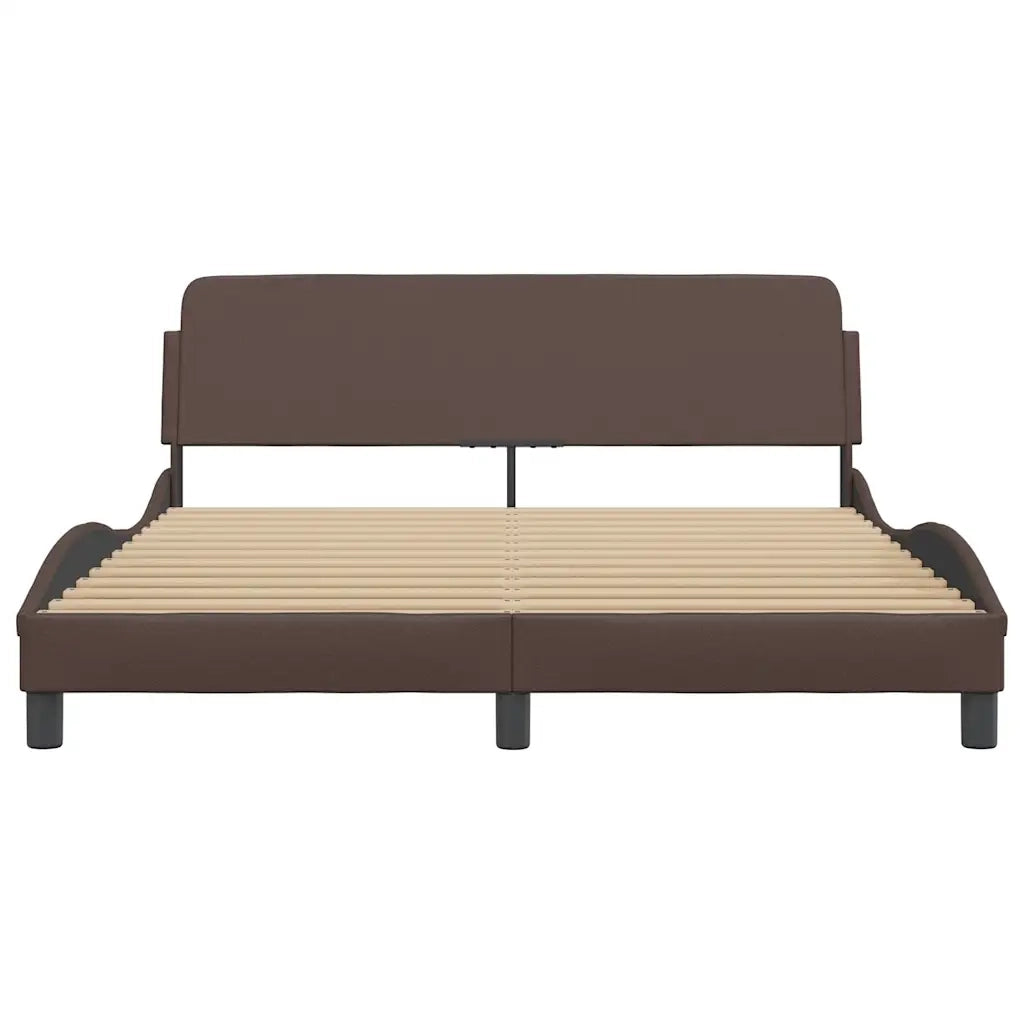Giroletto Dover Marrone 160x200 cm in Similpelle 373220