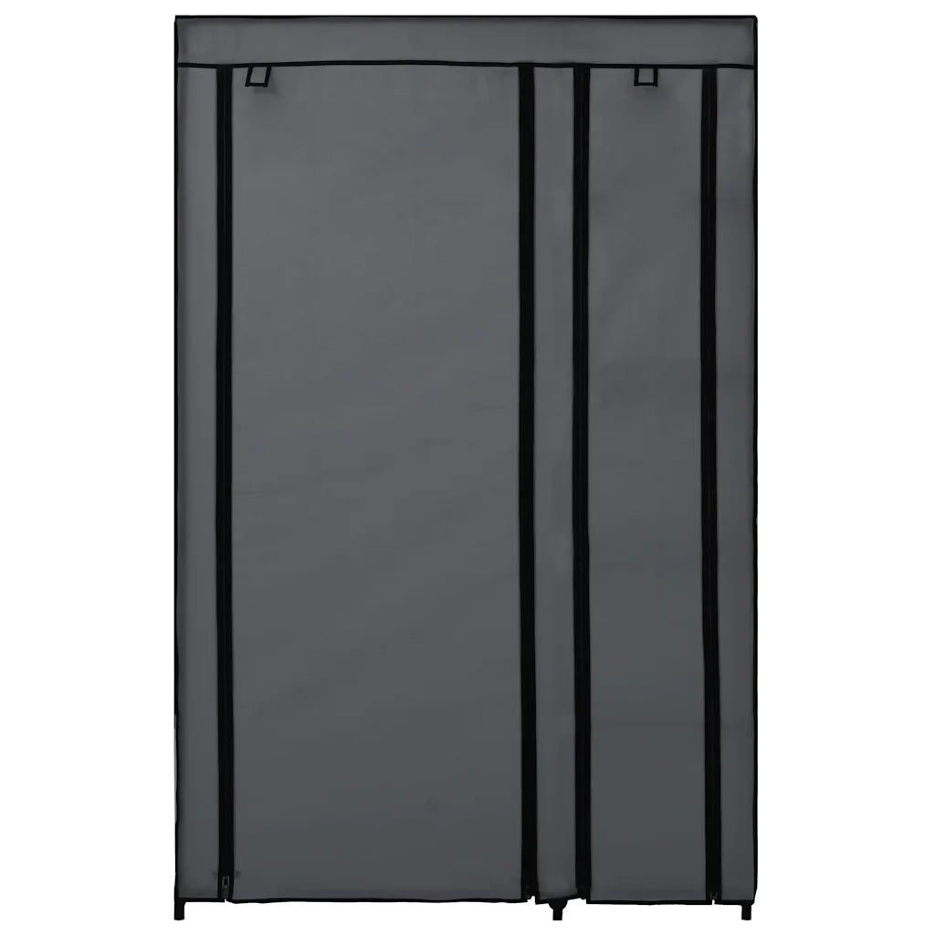 Armadi Pieghevoli 2 pz Grigi 110x45x175 cm in Tessuto cod mxl 76607