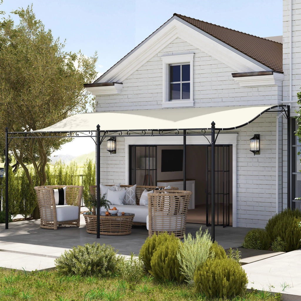 Pergola da giardino ¨C zephmum ¨C colore cremewei? 3x5 m