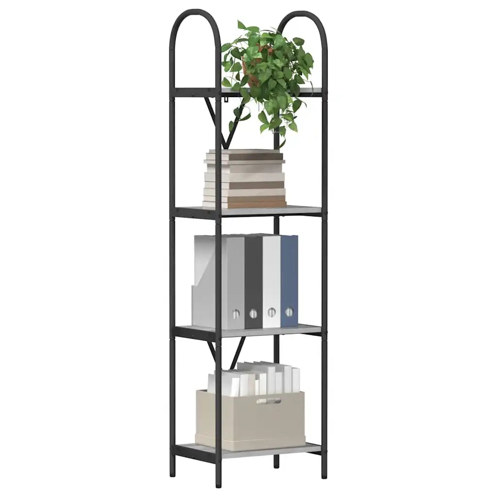 Libreria Grigio Sonoma 40 x 30 x 146 cm Legno multistrato 879932